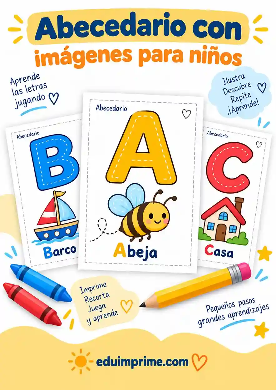 Abecedario con imágenes para niños
