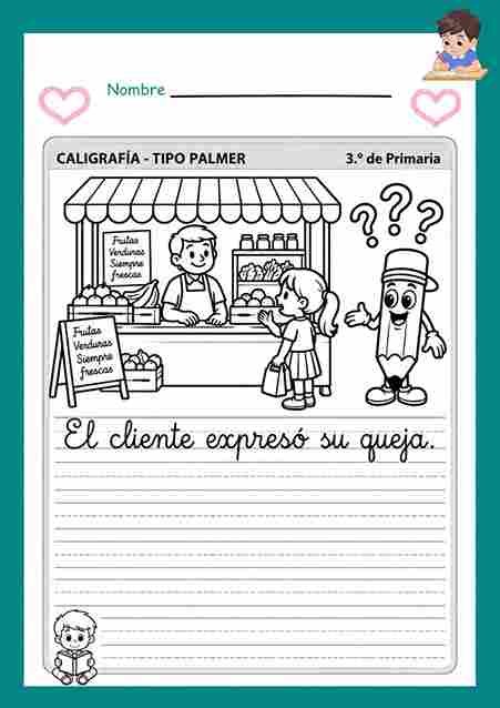 Frases cortas para practicar caligrafía cursiva